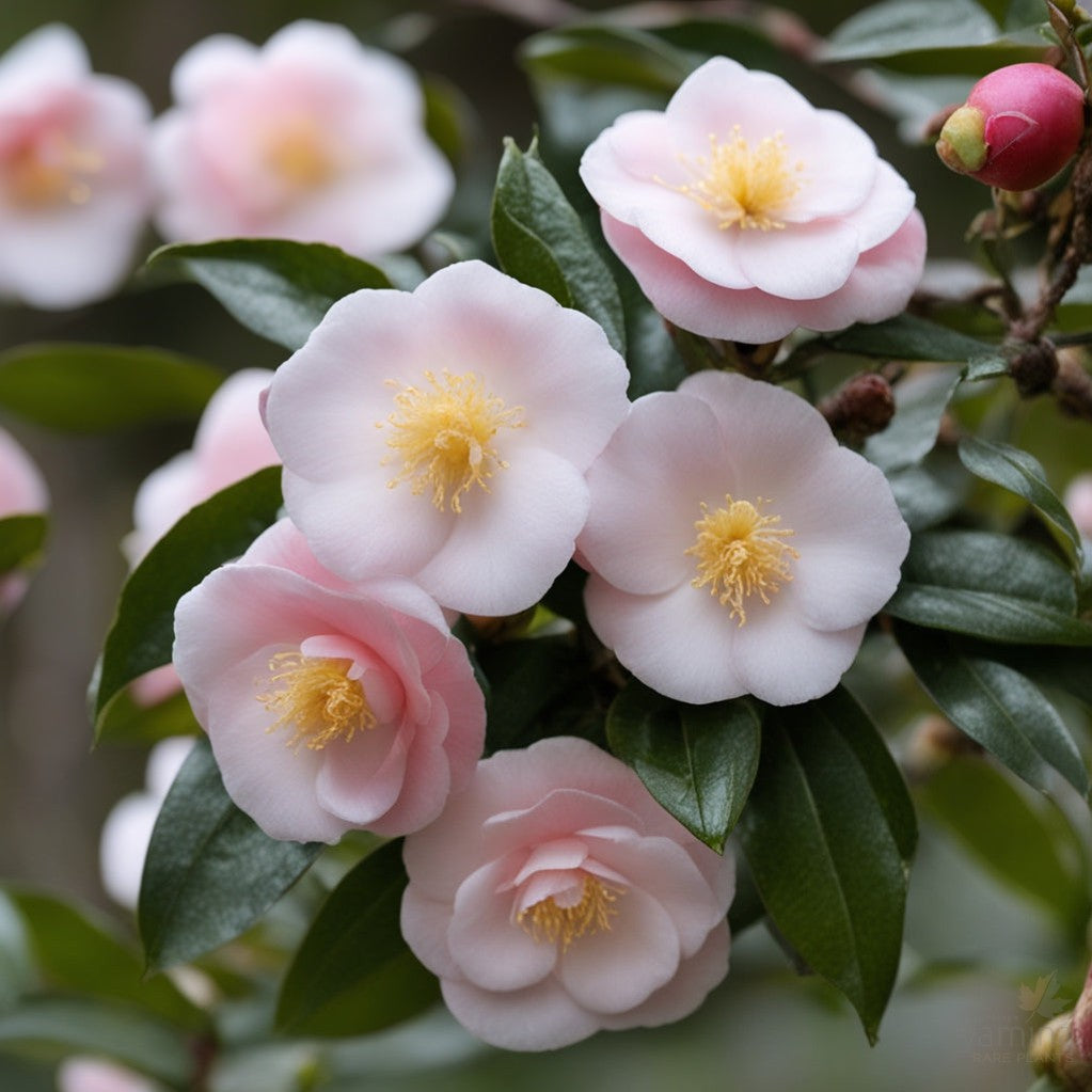 Camellia sasanqua 'Paradise Baby Jane’